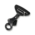 Attache ceinture de voiture pour harnais de chien, aluminium - Noir