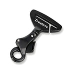 Attache ceinture de voiture pour harnais de chien, aluminium - Noir