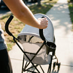 Poussette canne pour chien, légère et pliable, gros plan